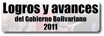 Logros del Gobierno Bolivariano en 2011