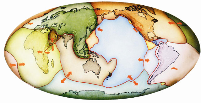 glosario placas tectonicas