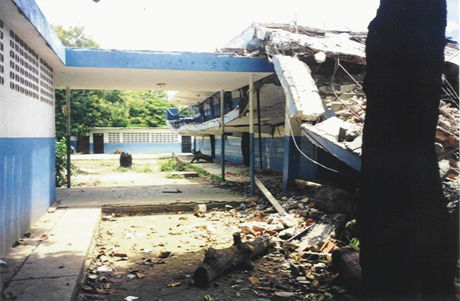 Escuela Cariaco, después del terremoto