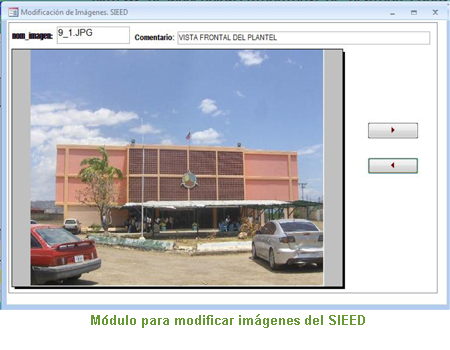 Módulo para modificar imágenes del SIEED