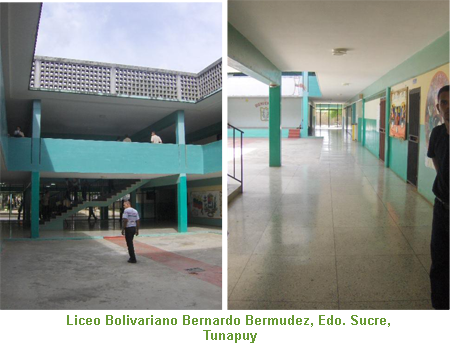 Liceo Bolivariano Bernardo Bermudez, Edo. Sucre, Tunapuy