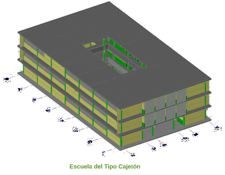 Escuela tipo Cajetón