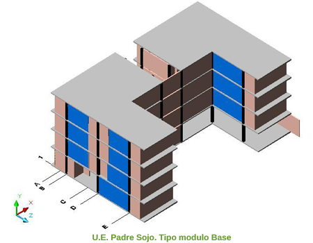 U.E Padre Sojo. Tipo módulo base